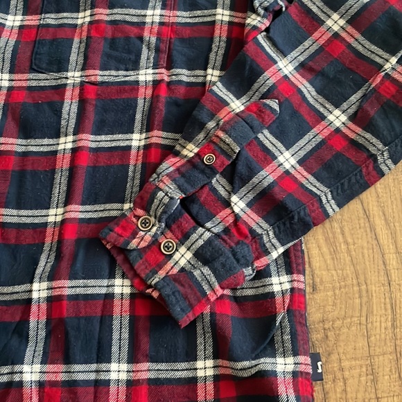 Plaid On The Road Men’s button down casual cotton work Shirt Slim fit Size XL 44 - Picture 3 of 10